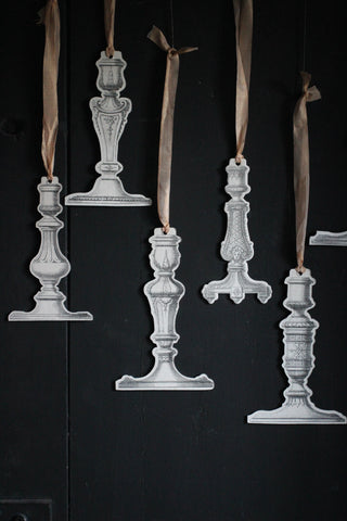 “Candleholders” Paper Pendants