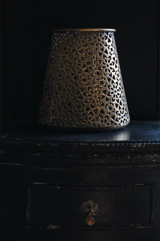 Large Brass Coloured Metal Lantern