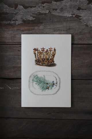 Elena Deshmukh Card, Antique Crown