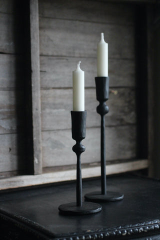 Black Iron Candlestick