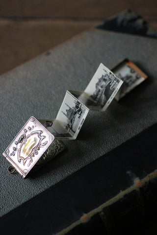 Silver Plated Antique Paris Travel Locket