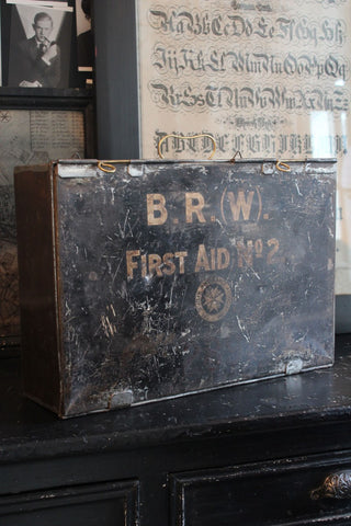 Vintage British Railways First Aid box