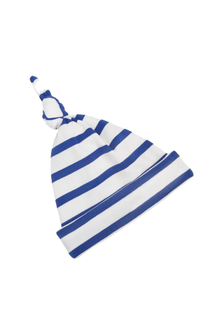 Blue & white Breton Striped Hat