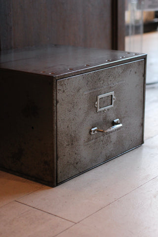 Vintage Single Drawer Filing Cabinet