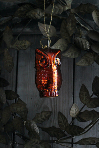 Walther & Co | Copper Glass Owl