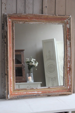 FRENCH MIRROR WITH ORIGINAL PAINT