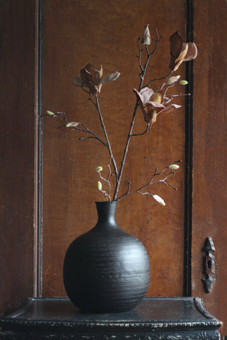 Brown Metal Reena Vase