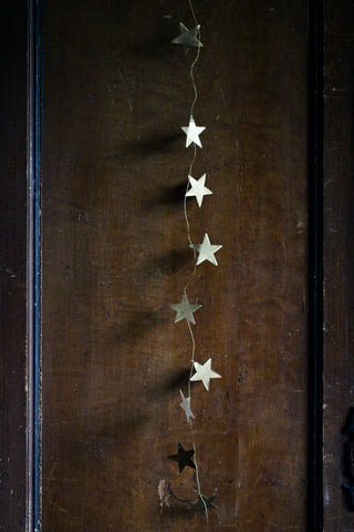 Garland with brass stars