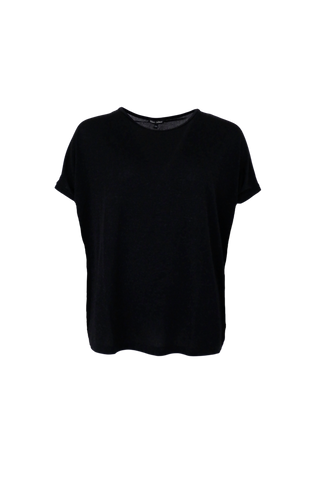 FAYE box blouse BLACK/ BLACK