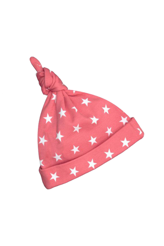 Flamingo Pink & Star Hat