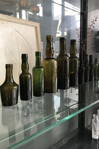 Vintage Green Bottles (Various)