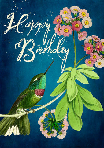 Madame Treacle Hummingbird Card