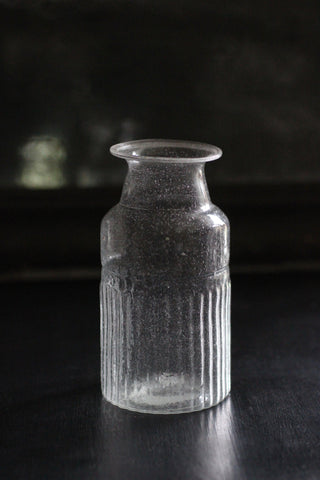 Ribbed bottle Vase