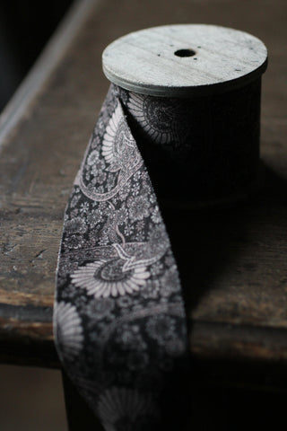 Velour velvet ribbon (patterned)