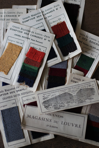 Vintage French Double Fabric Samples