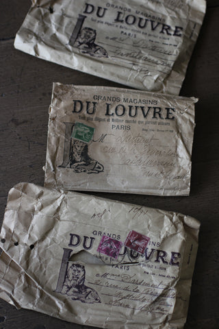 Vintage French Fabric Sample Envelopes