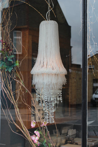 Limegrove Glass & Nickel Chandelier