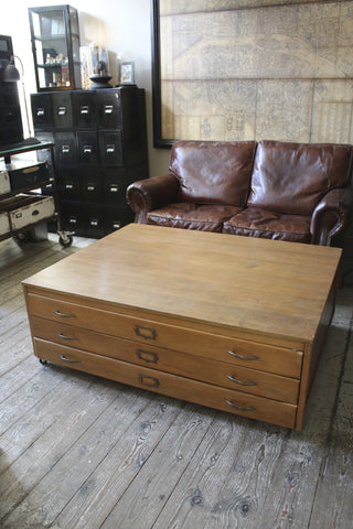 Vintage Plan Chest Coffee Table