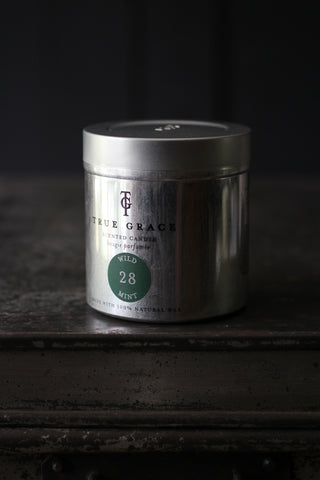 True Grace Wild Mint Tin Candle - No 28