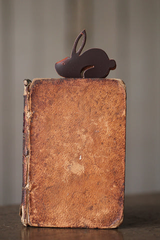 Rabbit Recycled Leather Bookmark