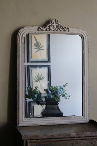 Louis XIV Style Mirror | Antique Grey