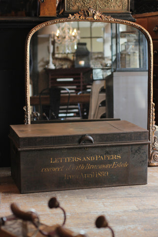 Letters & Papers Vintage Deed Box