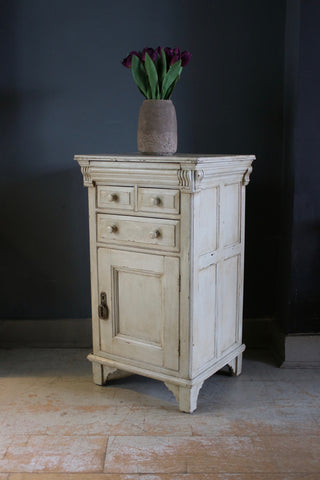 Vintage French Painted Nightstand
