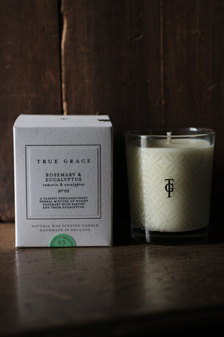True Grace Rosemary & Eucalyptus Candle - No 5