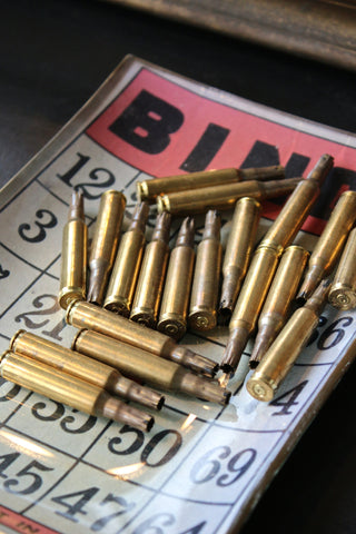 Vintage Brass Rifle Bullets