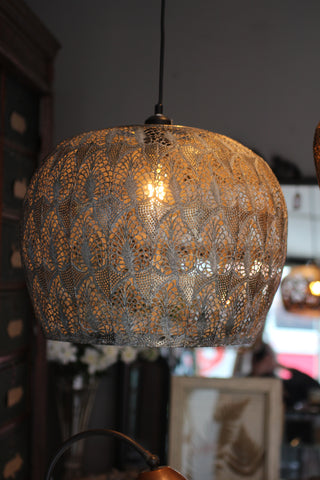 Metal Lamp Moroccan style pattern | Large