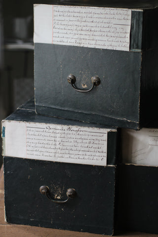 Vintage French Filing Box