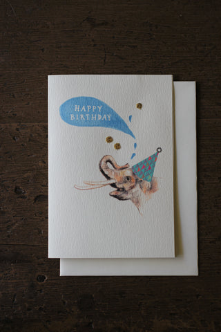 Elena Deshmukh Card, Happy Birthday Elephant