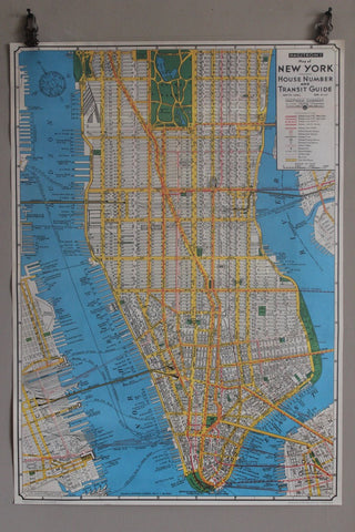 CAVALLINI NEW YORK MAP
