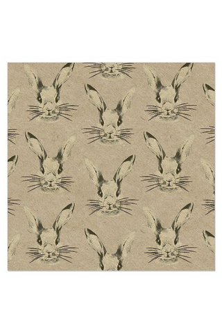 Rabbit Faces Organic Paper Napkins