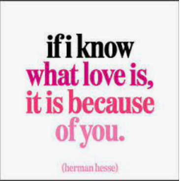 Quotable Card - If I know what Love is...
