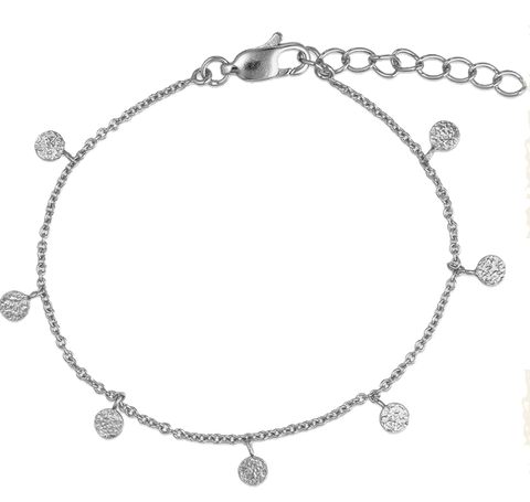 Ankle chain with pendants Silver