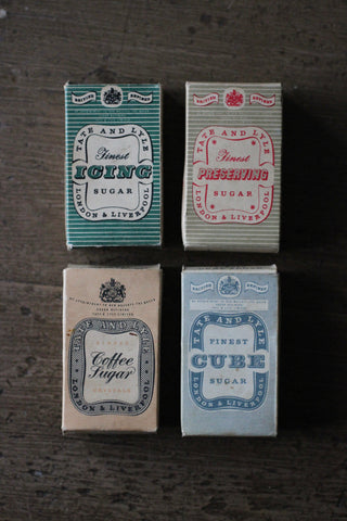 Vintage Miniature Sugar Cube Boxes