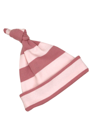 Vintage & Powder Pink Striped Hat