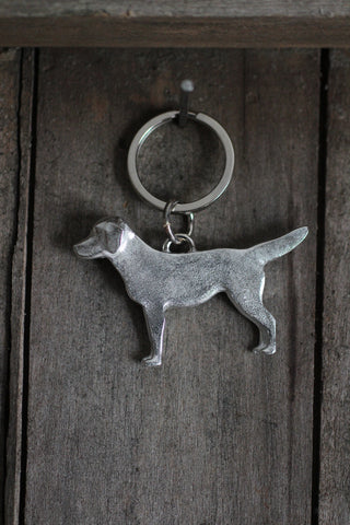 Pewter Dog Key-Ring