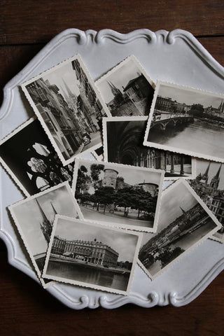 Vintage Set of 10 Mini Postcards (Bayonne, France)