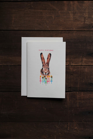 Elena Deshmukh Card, Happy Birthday Rabbit
