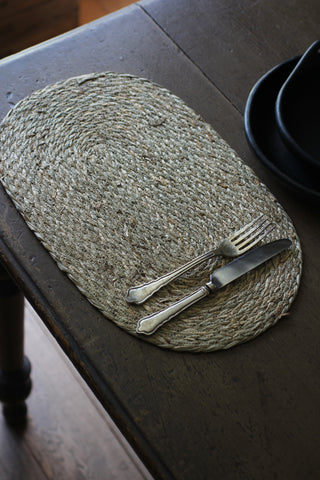 Natural Oval Seagrass Placemats