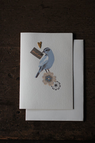 Elena Deshmukh Card, Thank You Bird
