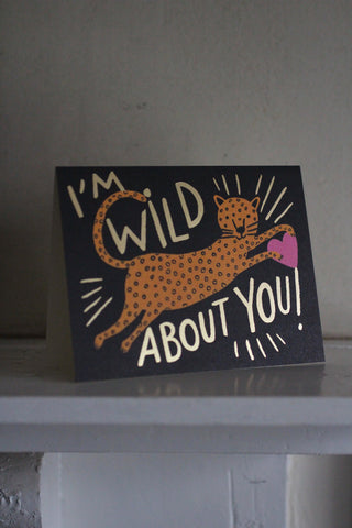 Rifle Paper co Card WILD ABOUT YOU