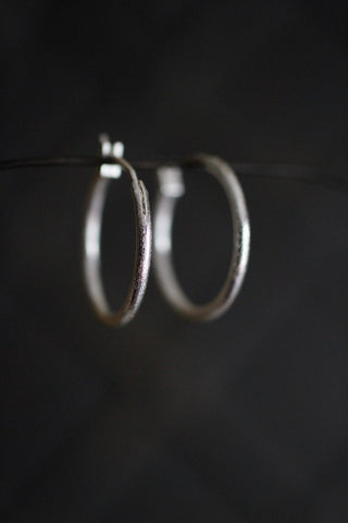 Silverplated Hoop Earrings