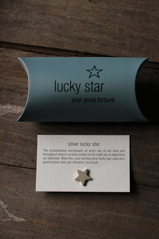 Silver Lucky Star Charm