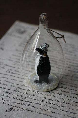Mr Penguin Globe Decoration