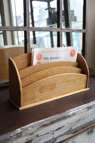 Vintage Wooden Letter rack