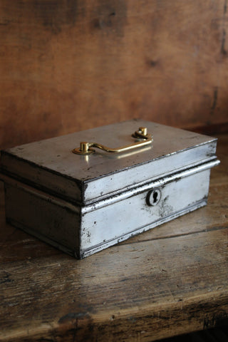 Small Vintage Cash Box