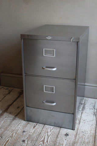 Art Metal Two Drawer Filing Cabinet